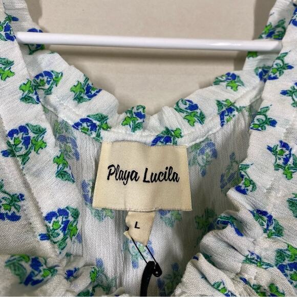 NWT Playa Lucila Printed Short Dress Size Large - Picture 13 of 15